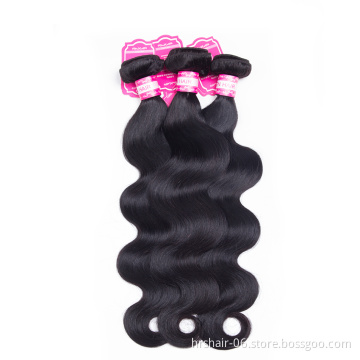 Weekly deal 100% virgin brazilian body wave natural hair extensions raw cambodian hair